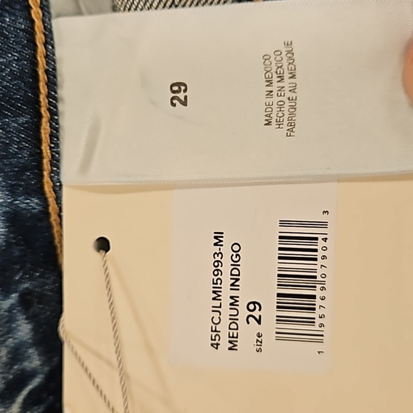 💕FAVORITE DAUGHTER💕 Valentina Super High Rise Tower Jean Medium Indigo 29 NWT - Picture 16 of 16